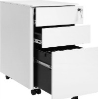Dossierkast - Opbergkast - Kantoorkast - Archiefkast - Met wielen ...
