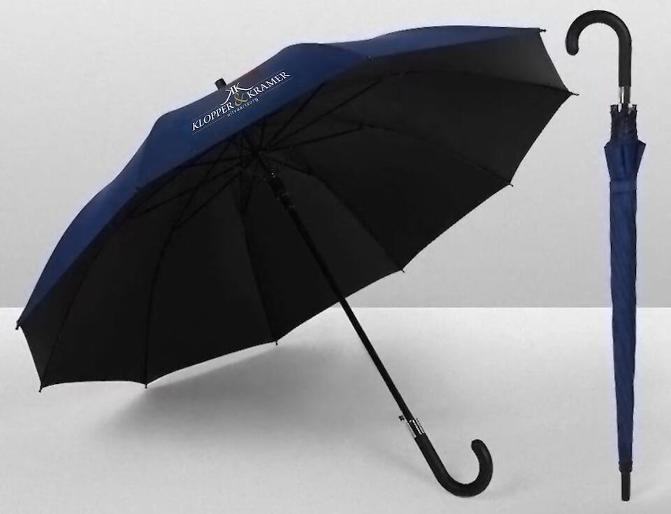 Bedrukte paraplu voor uitvaarten